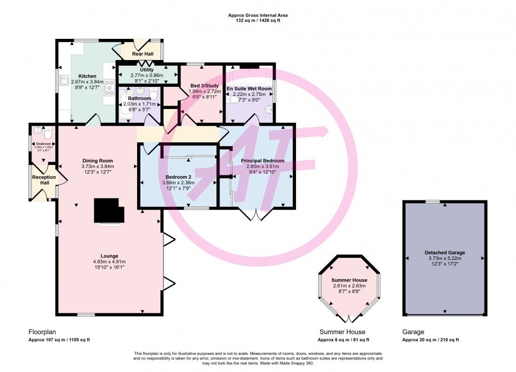 Floorplan for Rectory Lane, Llandudno, Conwy