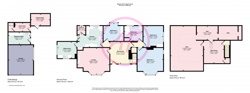 Floorplan for Deganwy, Conwy