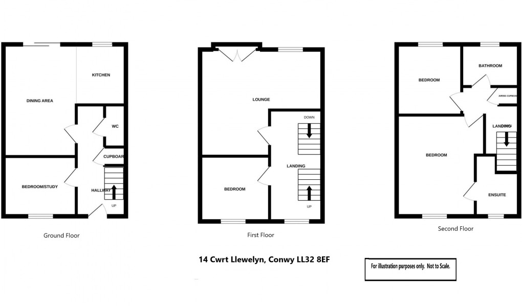 Floorplan for Cwrt Llewelyn, Conwy