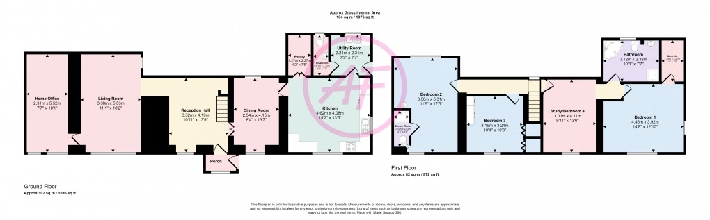 Floorplan for Segurin Side, Llandudno Junction, Conwy