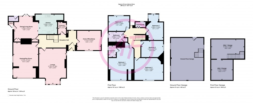 Floorplan for Vicarage Road, Llandudno, Conwy