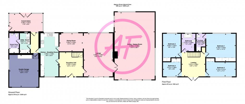 Floorplan for Conwy
