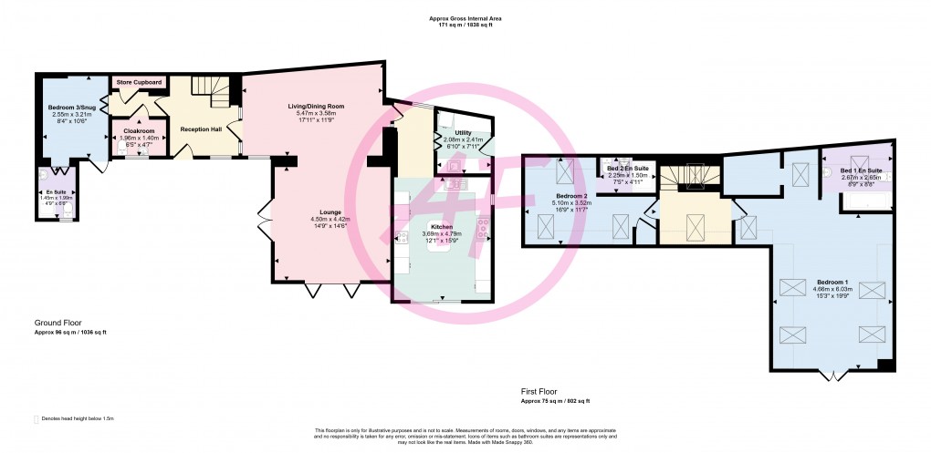 Floorplan for Conwy