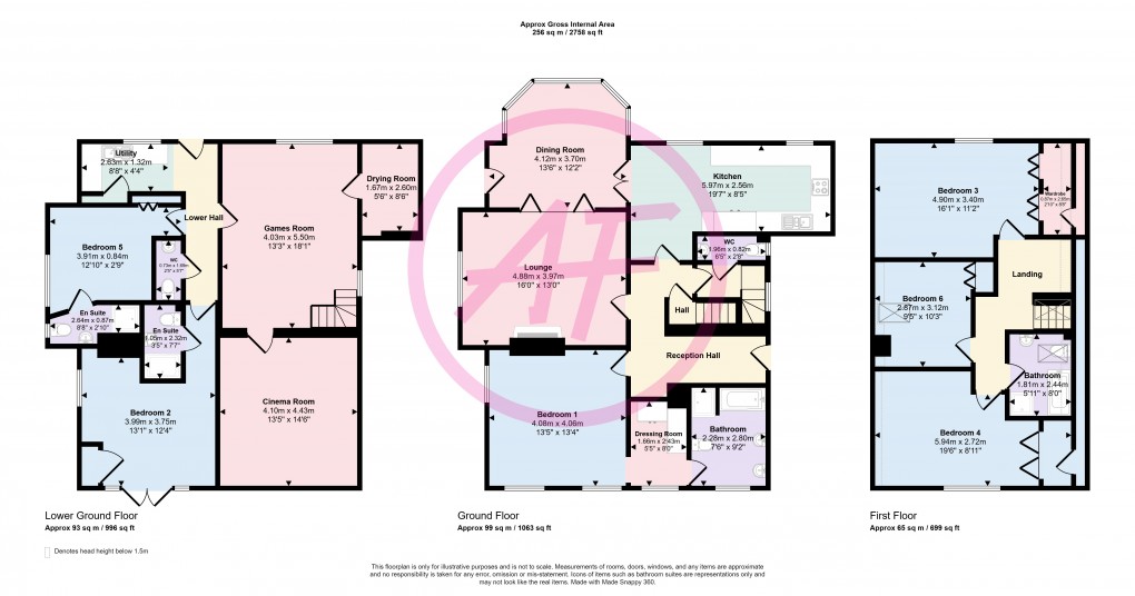 Floorplan for Old Colwyn, Colwyn Bay, Conwy