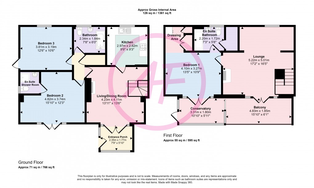 Floorplan for Tal-Y-Cafn, Conwy, Tal-y-cafn