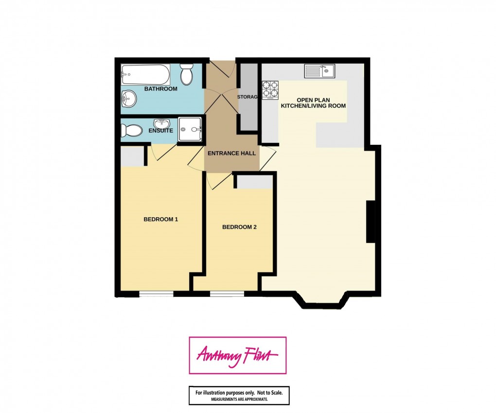 Floorplan for Craig Y Don Parade, Llandudno, Conwy