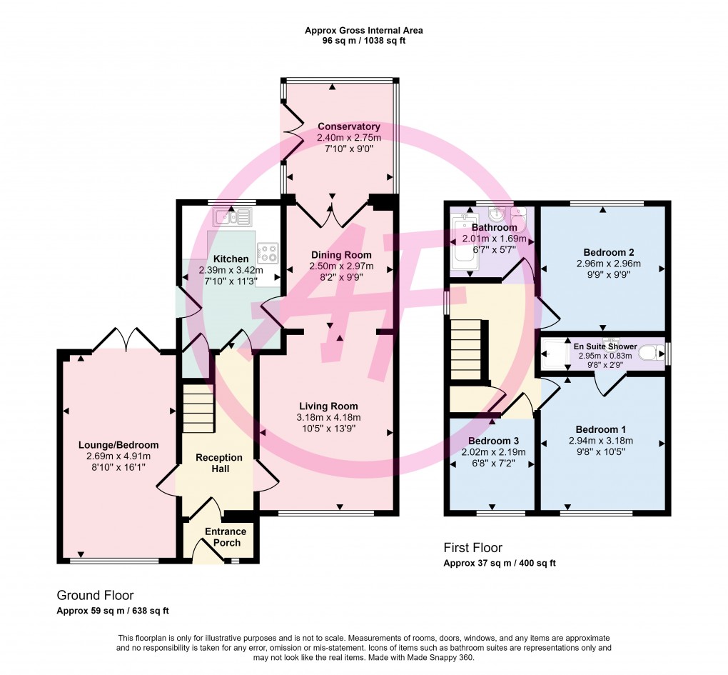 Floorplan for Bodnant Road, Llandudno, Conwy