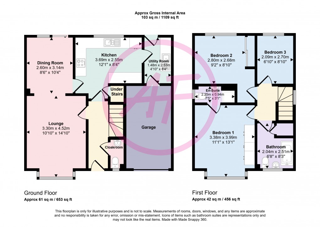 Floorplan for Penrhyn Bay, Llandudno, Conwy