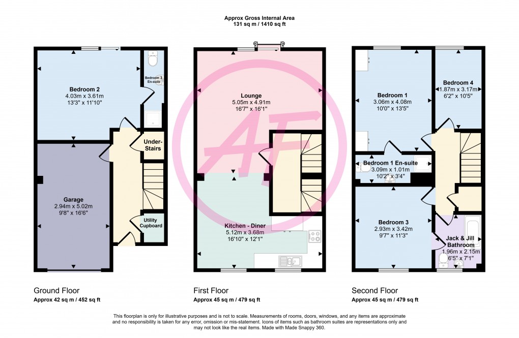 Floorplan for Conwy