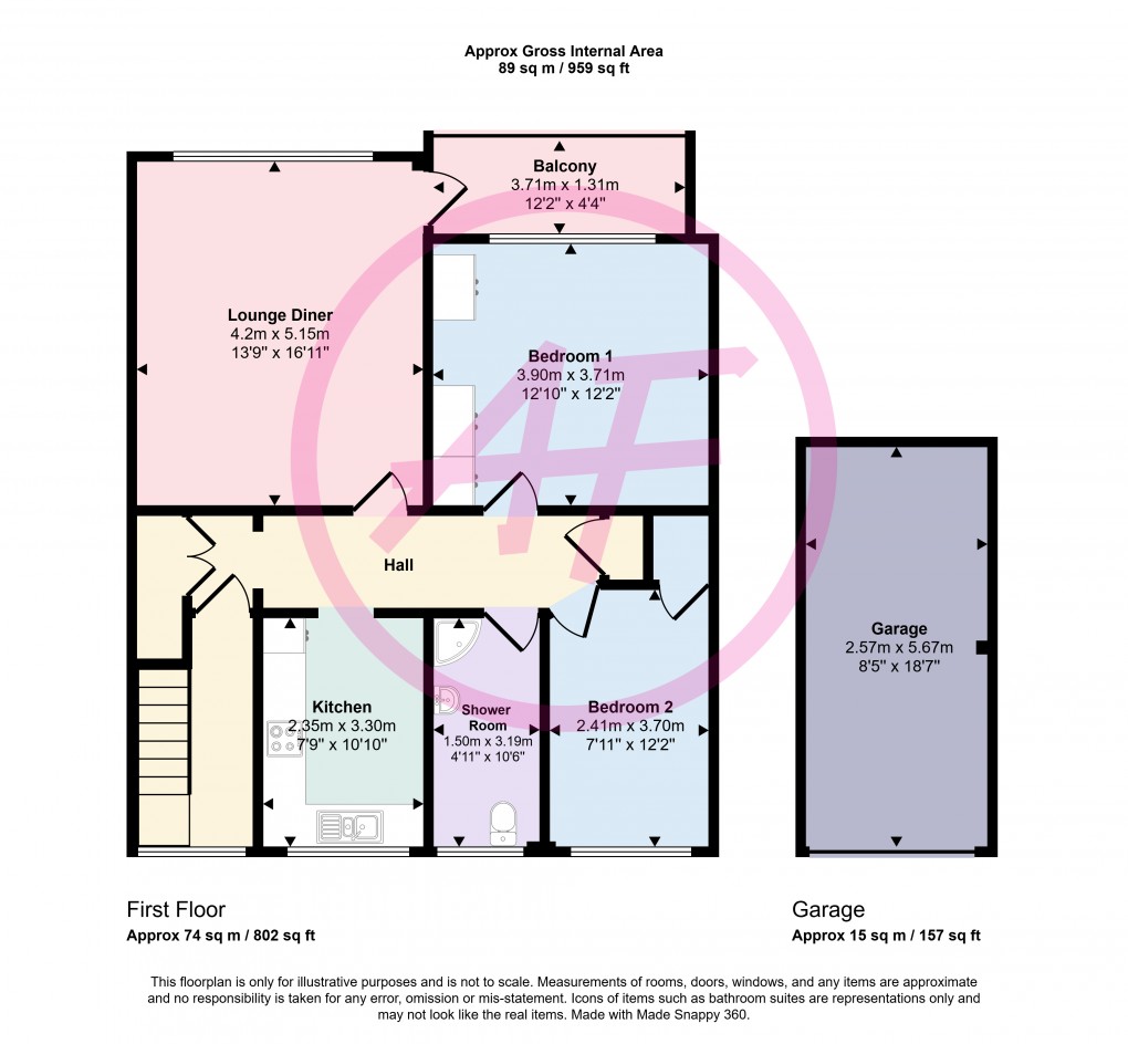 Floorplan for Deganwy, Conwy