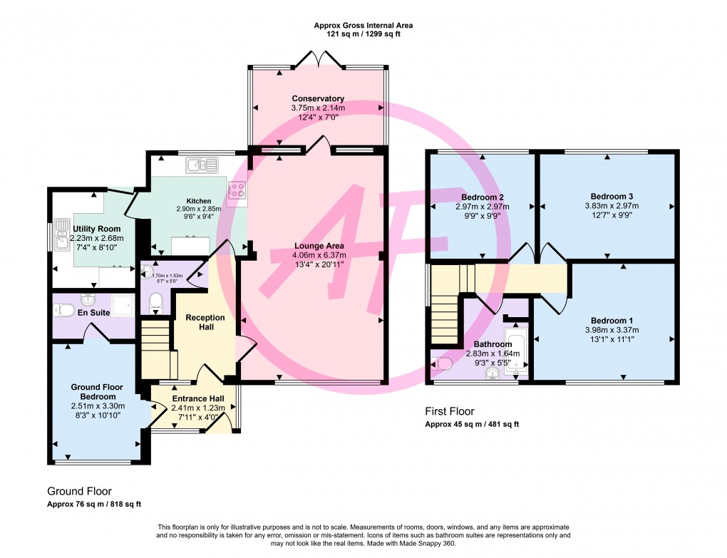 Floorplan for Deganwy, Conwy