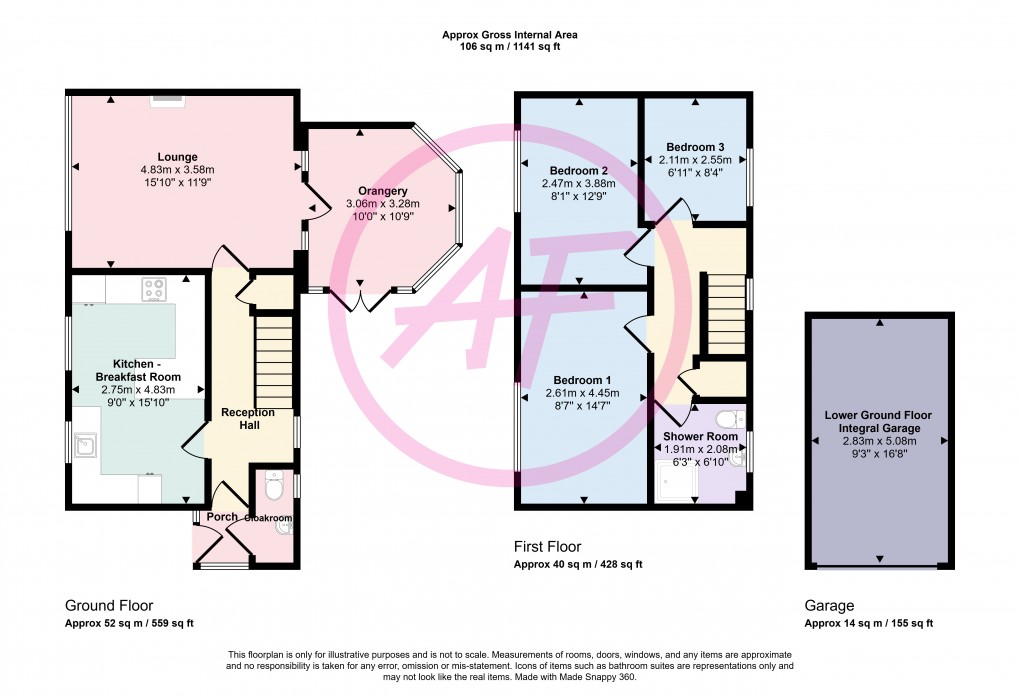 Floorplan for Glan Conwy, Colwyn Bay, Conwy