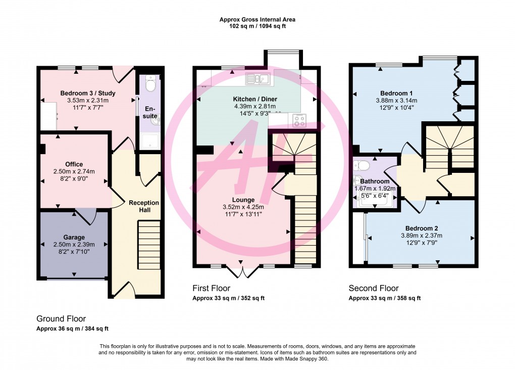 Floorplan for Llandudno, Conwy