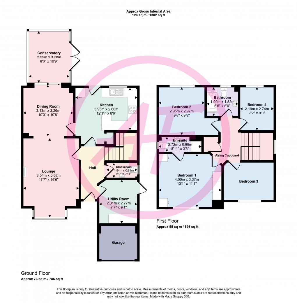 Floorplan for Llandudno, Conwy